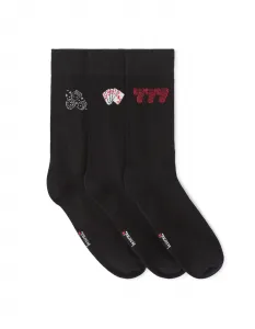 CELIO XMISOPLAY Pánske ponožky v darčekovom balení, čierna, veľkosť