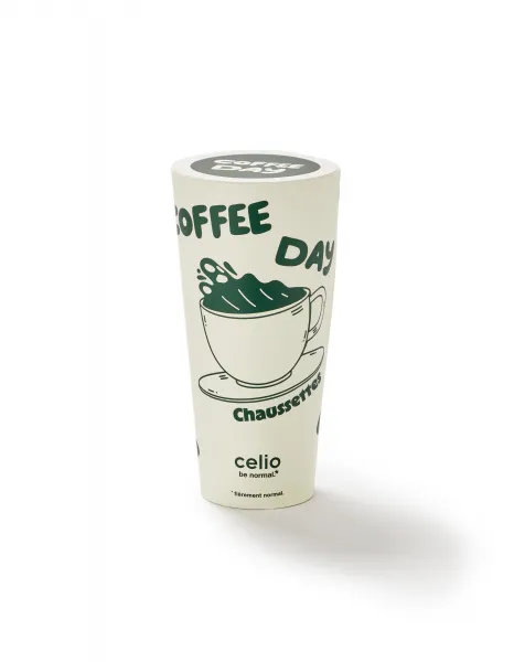 CELIO XMISOCOFFE Pánske ponožky v darčekovom balení, hnedá, veľkosť