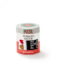 CELIO XMISOPIZZA Pánske ponožky v darčekovom balení, biela, veľkosť