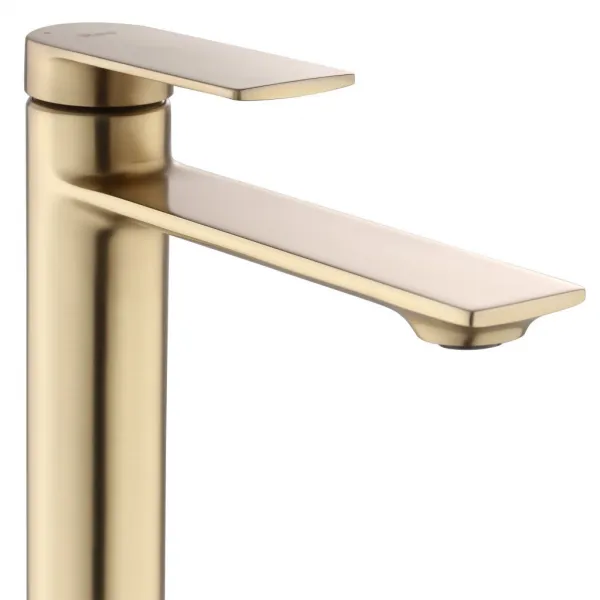 REA - Umývadlová batéria STORM GOLD BRUSH High REA-B7962
