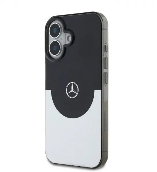 Mercedes TPU kryt s MagSafe pre Apple iPhone 16, Mercedes, Čierny