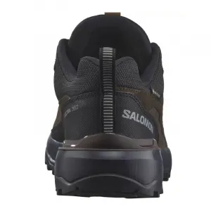 Pánska nízka turistická celokožená obuv SALOMON X Ultra 360 LTR GTX M dark earth delicioso sharkskin