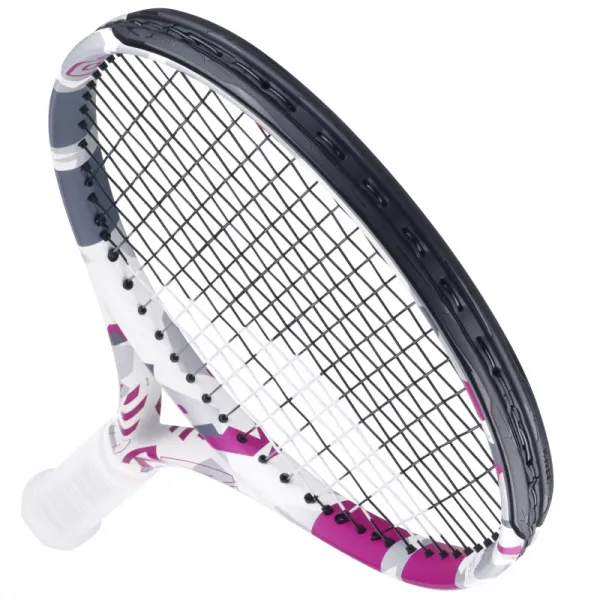 Tenisová raketa pre pokročilých BABOLAT EVO AERO LITE PINK STRUNG CV
