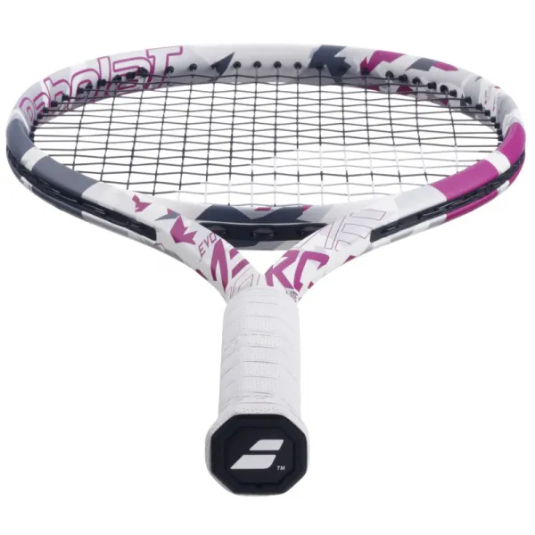 Tenisová raketa pre pokročilých BABOLAT EVO AERO LITE PINK STRUNG CV