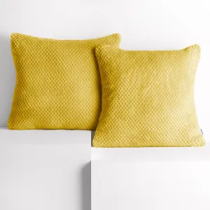 Obliečky na vankúše DecoKing Henry horčicové, veľkosť 45x45*2