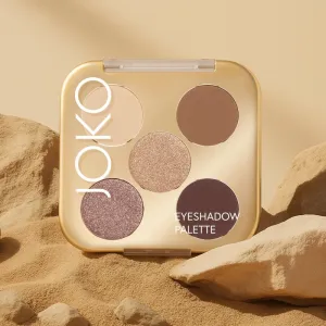 JOKO Eyeshadow Palette paleta očných tieňov 5 farieb odtieň Sparkling Sands 7 g