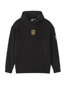 Čierna mikina s kapucňou LA