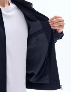 Tmavomodrá unisex bunda