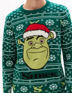 Vianočný sveter Shrek pre mužov