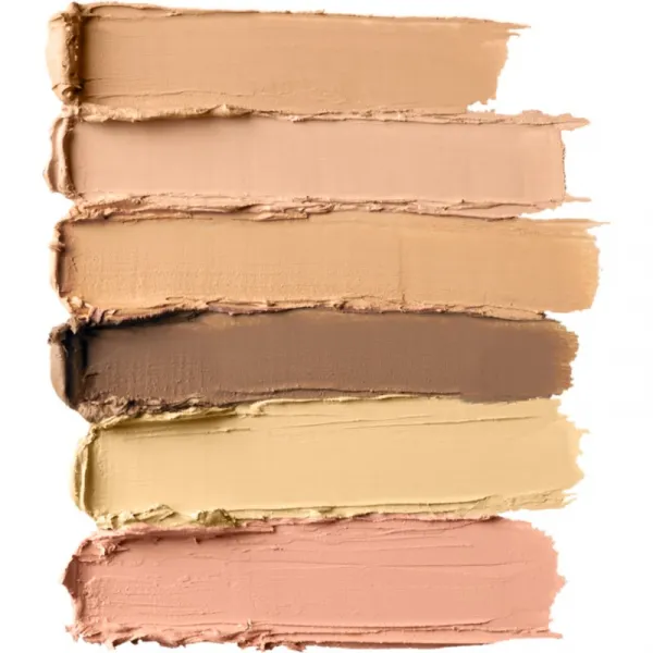 NYX Professional Makeup Conceal. Correct. Contour korekčná a kontúrovacia paletka odtieň 01 Light 6 x 1.5 g