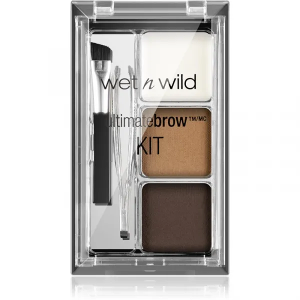 Wet n Wild Ultimate Brow Kit sada pre dokonalé obočie odtieň Ash Brown 2.5 g