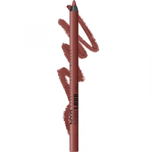 NYX Professional Makeup Line Loud Vegan kontúrovacia ceruzka na pery s matným efektom odtieň 30 - Leave A Legacy 1,2 g