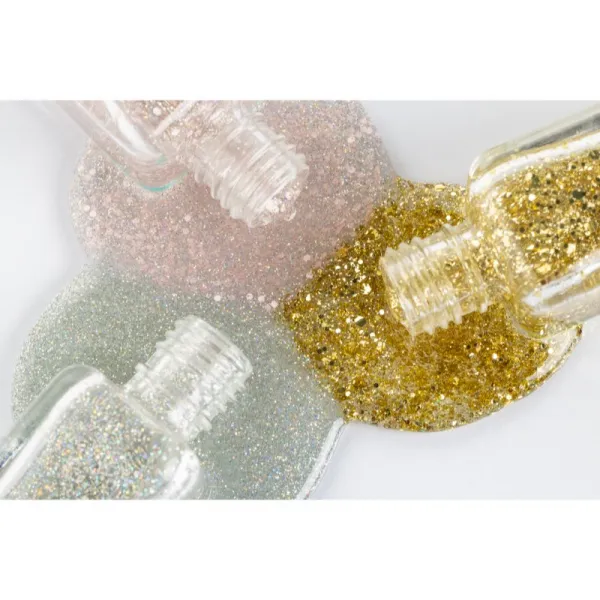 Notino Glitter Topper vrchný lak na nechty s trblietkami 10 ml