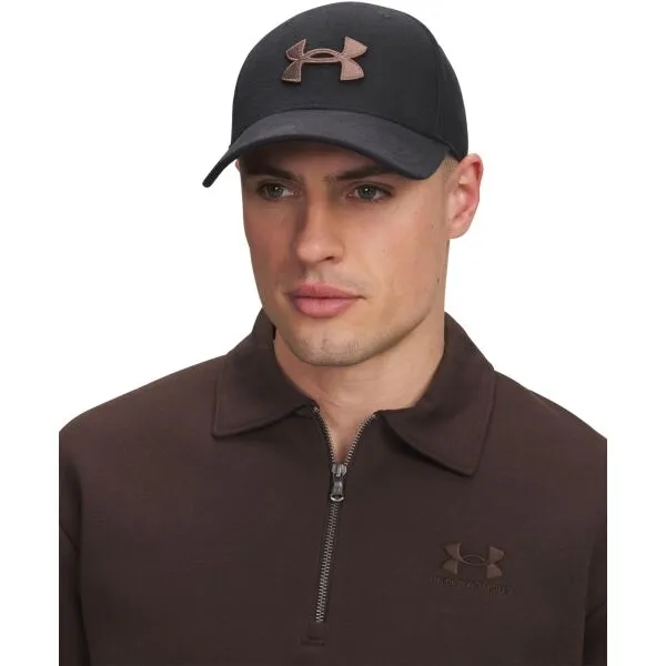 Under Armour BLITZING LOW BRUSHED ADJ Pánska šiltovka, čierna, veľkosť