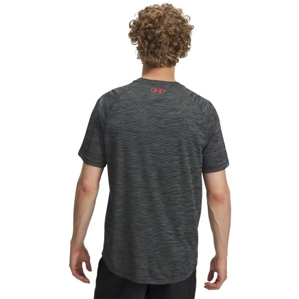 Under Armour TECH TEXTURED Pánske tričko, čierna, veľkosť