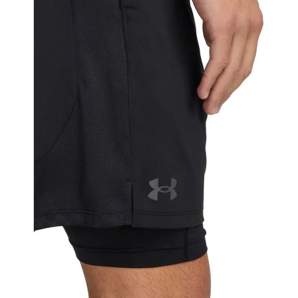 Under Armour TECH VENT 2IN1 SHORT Pánske šortky, čierna, veľkosť S