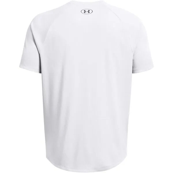 Under Armour TECH TEXTURED Pánske tričko, biela, veľkosť