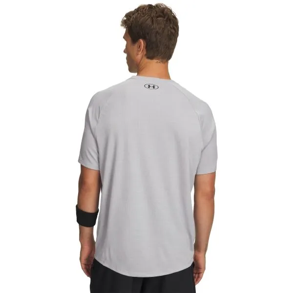 Under Armour TECH TEXTURED Pánske tričko, biela, veľkosť