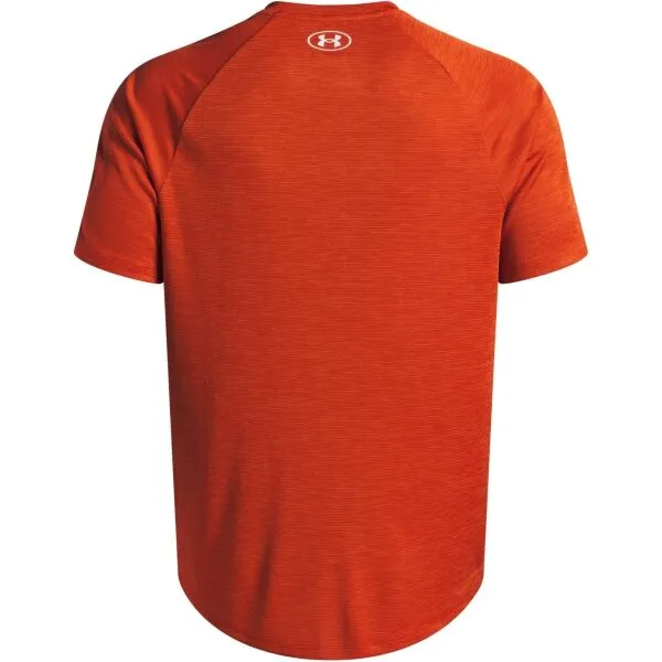 Under Armour TECH TEXTURED Pánske tričko, oranžová, veľkosť
