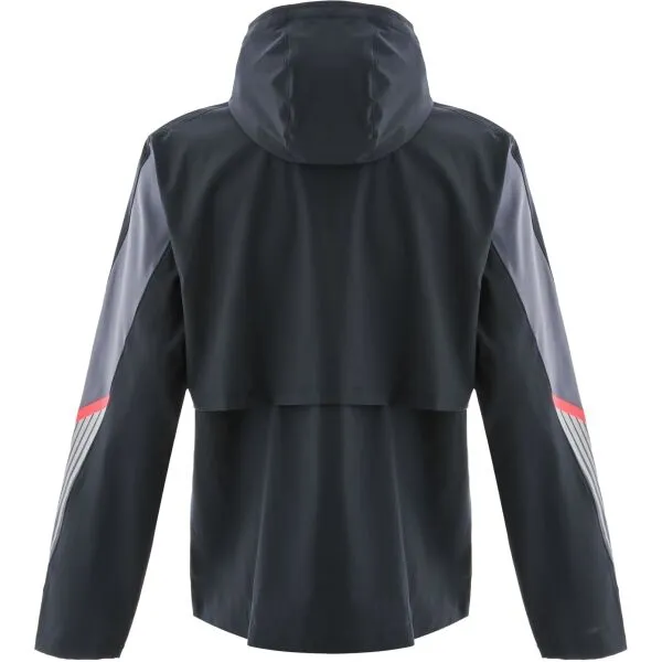 Under Armour VELOCITI STORM HOODED Pánska bunda na behanie, čierna, veľkosť