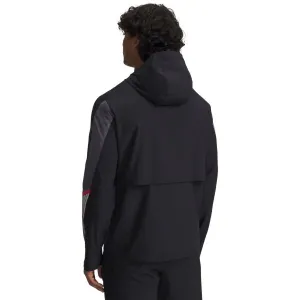 Under Armour VELOCITI STORM HOODED Pánska bunda na behanie, čierna, veľkosť