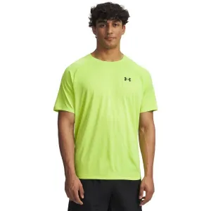 Under Armour TECH TEXTURED Pánske tričko, svetlo zelená, veľkosť