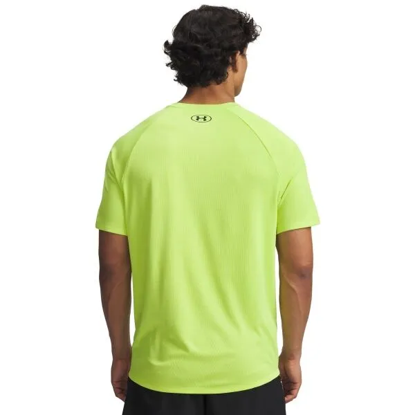 Under Armour TECH TEXTURED Pánske tričko, svetlo zelená, veľkosť