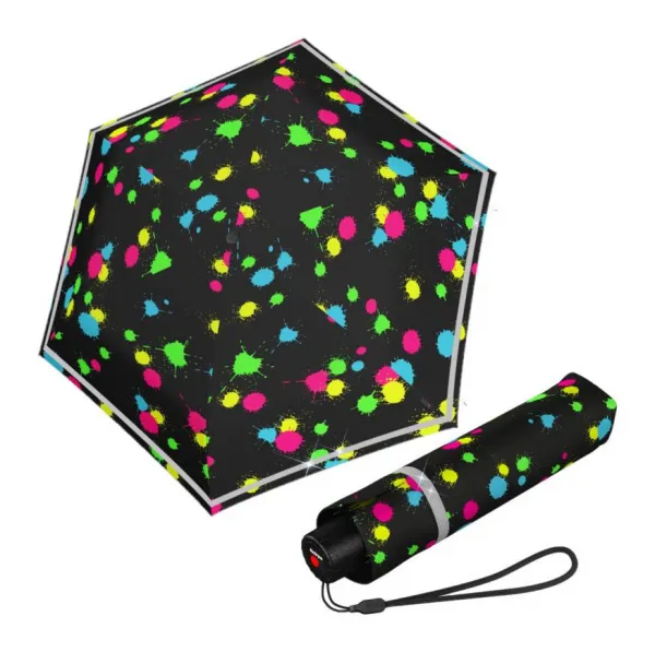 Mini dáždnik Knirps Rookie Bubble Bust Reflective