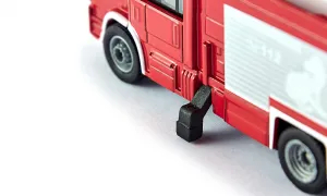 SIKU Super – hasiči Magirus Multistar s teleskopickou plošinou