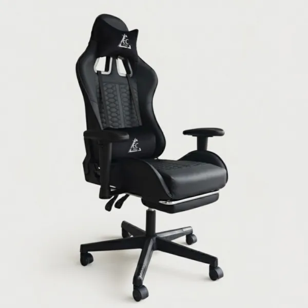 JAKS Herná stolička čierna eko koža EvoChair