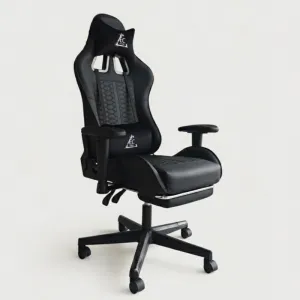 JAKS Herná stolička čierna eko koža EvoChair