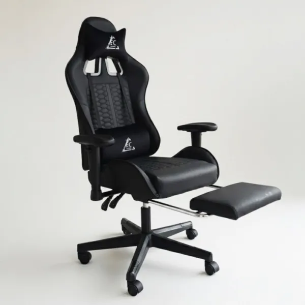 JAKS Herná stolička čierna eko koža EvoChair