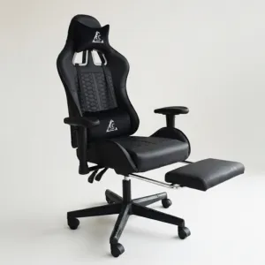 JAKS Herná stolička čierna eko koža EvoChair