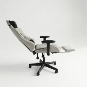 JAKS Herná stolička šedá látka EvoChair