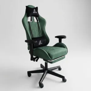 JAKS Herná stolička zelená látka EvoChair
