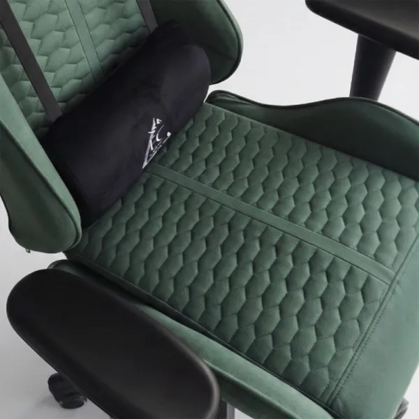 JAKS Herná stolička zelená látka EvoChair