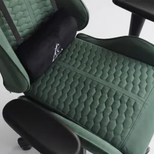JAKS Herná stolička zelená látka EvoChair