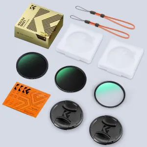 K&F Concept 67MM CPL+MCUV+ND1000+krytka objektívu Kruhový polarizačný filter s ochranou MCUV, neutrálna hustota 40457