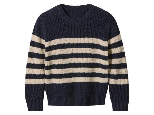 lupilu® Chlapčenský pletený pulóver (navy modrá/béžová, 122/128)