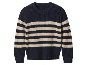 lupilu® Chlapčenský pletený pulóver (navy modrá/béžová, 122/128)