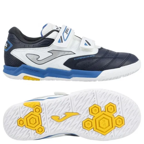 Chlapčenské futbalové kopačky halové JOMA Cancha 2633 K IC navy blue