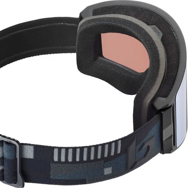 Lyžiarske okuliare BOLLE BLACKRIDGE Nocturne Matte - Volt Ice Blue cat 3