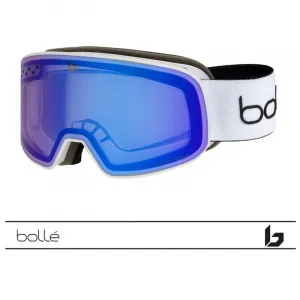 Lyžiarske okuliare BOLLE NEVADA SMALL Offwhite Matte - Phantom Vermillon Blue Photochromic Cat 1 to 3