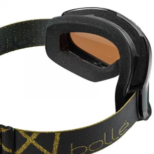 Dámske lyžiarske okuliare BOLLE SIERRA Black & Gold Shiny - Sunshine Cat 3