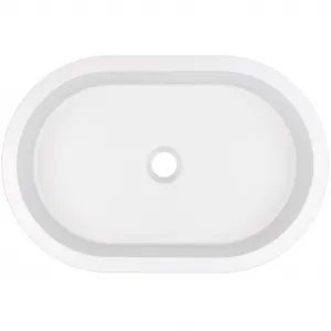 DEANTE - Silia - Granitové umývadlo biela oval CQS_AU6U