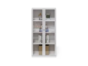 Kancelárska knižnica Houseland Prime Core 01 80 cm biela