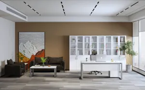 Konferenčný stolík Houseland Prime Coffee 01 60 cm biely
