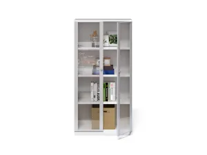 Kancelárska knižnica Houseland Prime Core 01 80 cm biela