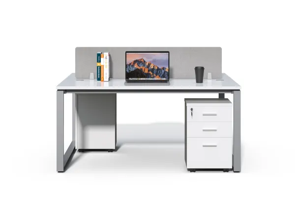 Kancelárska zostava 2 osoby Houseland Prime Max 01 160 cm biela