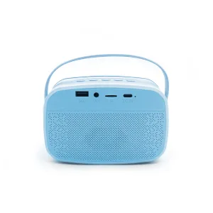 Bluetooth Karaoke párty súprava + 2 mikrofóny Blue